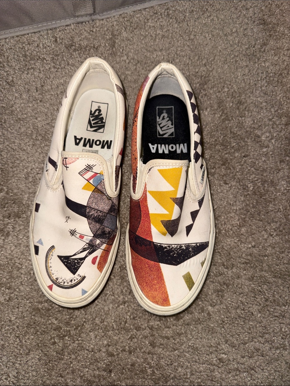 Vans X MoMA Vasily Kandinsky slip ons